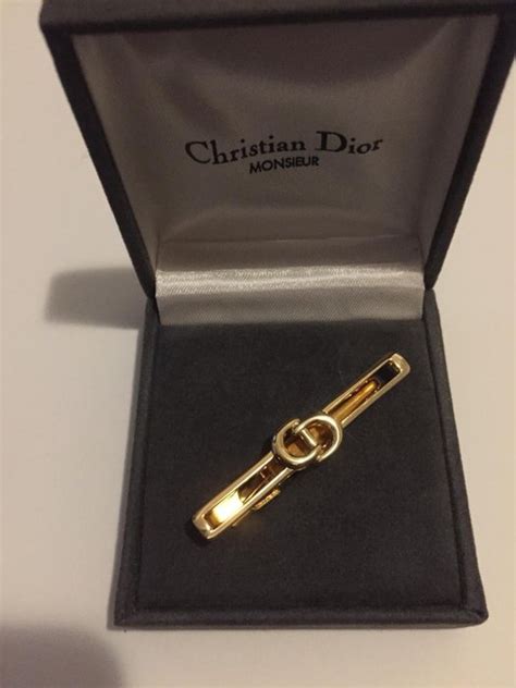 christian dior tie clip|Christian Dior black tie.